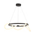^ΚΡΕΜΑΣΤΟ Φ/Σ LED 36W 3000K 2100LM KYMA ΜΑΥΡΟ ΜΕΤ/ΚΟ IP20 D60XH230CM - ledmania.gr