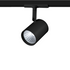 BLACK LED TRACK LIGHT 7W 3000K 2WIRES 24° 700LM 230V Ra80 - ledmania.gr