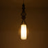 GLOBOSTAR® LILY 01561 Vintage Κρεμαστό Φωτιστικό Οροφής με Ντουί 1 x E27 AC 220-240V IP20 - Μαύρο & Λευκό - Μ90 x Π90 x Υ20cm - ledmania.gr