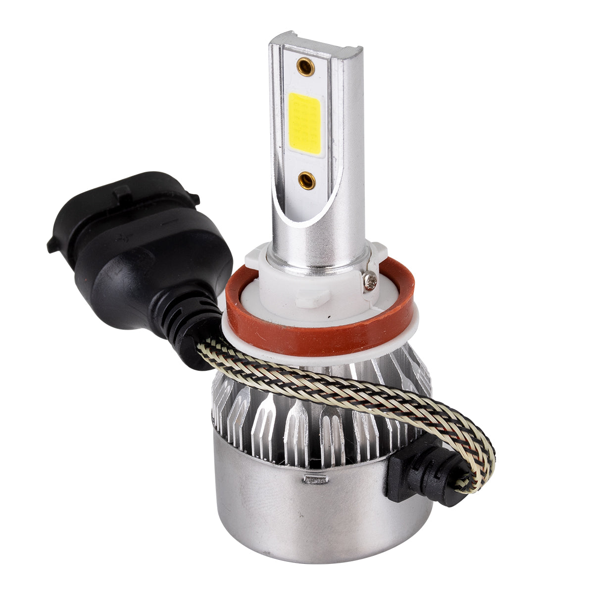 GloboStar® 82005 H9 C6 Line KIT Βασικού Φωτισμού Αυτοκινήτου & Φορτηγού 1st Generation Can-Bus Series LED CREE CXB COB 72W 7600lm DC 8-48V Αδιάβροχο IP65 Ψυχρό Λευκό 6000K - ledmania.gr