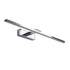 GLOBOSTAR® ELLIS 60445 Μοντέρνο Φωτιστικό Τοίχου - Απλίκα Καθρέπτη Μπάνιου LED 12W 1400lm 120° AC 220-240V IP44 Φυσικό Λευκό 4500K - Lumileds SMD Chip & TÜV SÜD Driver - Νίκελ Χρώμιο - Μ60 x Π16 x Υ6cm - 3 Χρόνια Εγγύηση - ledmania.gr