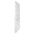 GloboStar® MAKEUP MIRROR-160x80-4 Μοντέρνος Καθρέπτης Μακιγιάζ με Πλαίσιο Φυσικού Ξύλου με Διακόπτη On/Off 20 x E27 AC220-240V - Μ80 x Π7 x Υ160cm - Λευκή Λάκα - ledmania.gr