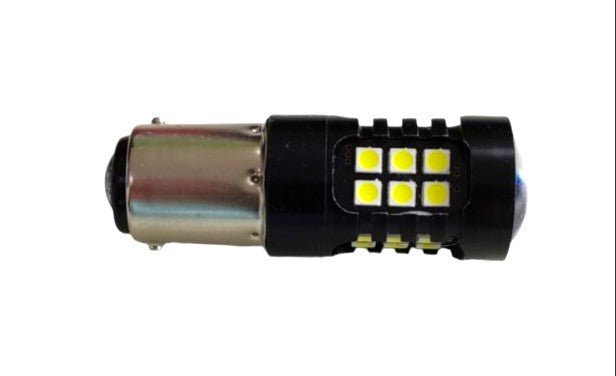 BA15D Canbus-1000 Lm Δυο Σκαλες-12-24vDc LED 3030 30SMD Λαμπα Led αυτοκινήτου  Super Bright  Λευκο - ledmania.gr