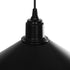 GLOBOSTAR® FERRO 203-0084 Μοντέρνο Κρεμαστό Φωτιστικό Οροφής με Ντουί 1 x E27 AC 220-240V IP20 - Μαύρο - Μ30 x Π30 x Υ15cm - ledmania.gr