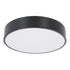 GLOBOSTAR® BURTON 61200-S Μοντέρνο Φωτιστικό Οροφής LED 67W 7370lm 120° AC 220-240V IP20 Ρυθμιζόμενο Λευκό CCT με Χειριστήριο από 2700K έως 6000K Dimmable - Lumileds SMD Chip - Μαύρο Ματ - Μ40 x Π40 x Υ8cm - 3 Χρόνια Εγγύηση