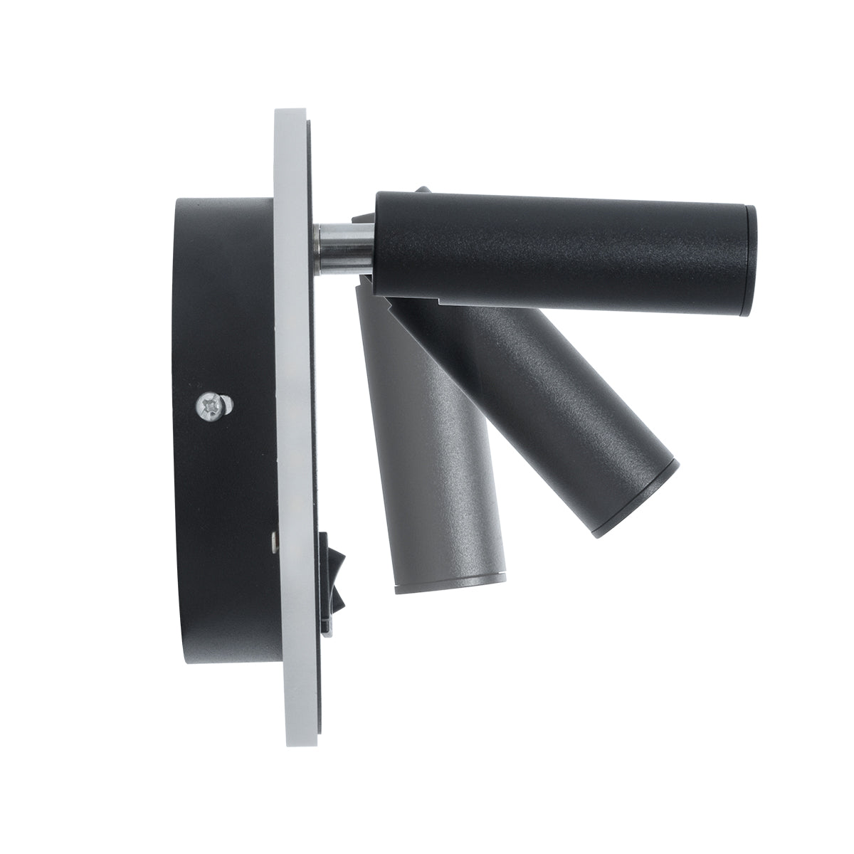 GLOBOSTAR® LADY-R 60938 Μοντέρνο Φωτιστικό Τοίχου - Απλίκα Ξενοδοχείου Reading Light με Φορτιστή USB 3A LED 6W 600lm 36° & 360° AC 220-240V IP20 Φυσικό Λευκό 4500K - Bridgelux COB Chip & TÜV SÜD Driver - Μαύρο Ματ - Μ15 x Π15 x Υ7cm - 3 Χρόνια Εγγύηση - ledmania.gr