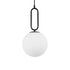 kelvo® BELLISSIMO KLV-101-0373 Κρεμαστό Φωτιστικό Οροφής για Λάμπα με Ντουί E27 AC 220-240V IP20 - Μαύρο Ματ & Λευκό - Μ20 x Π20 x Υ42cm