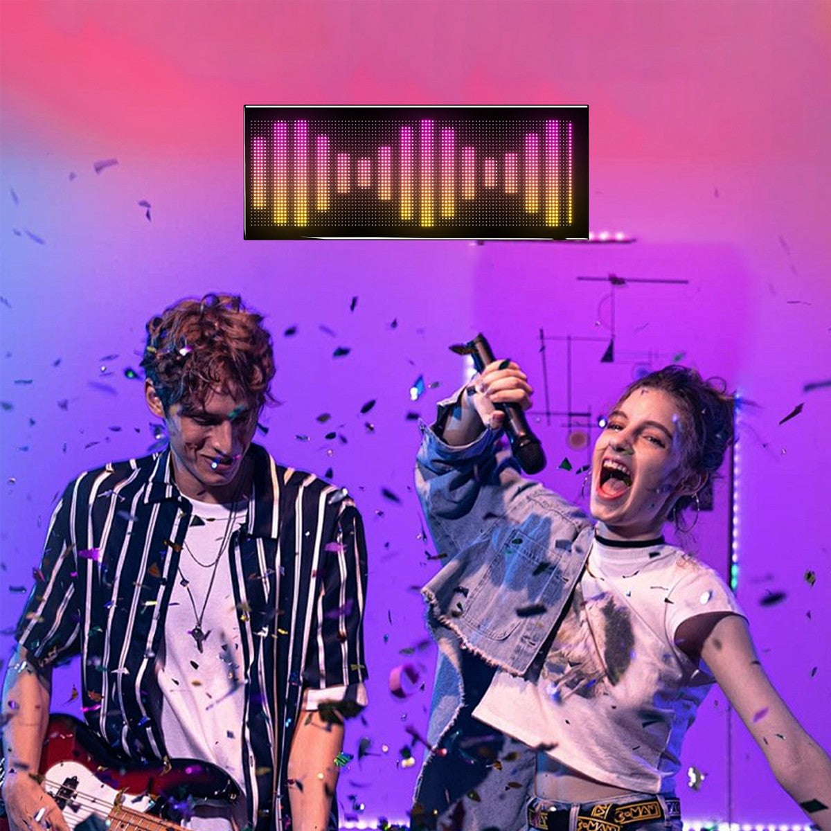 GLOBOSTAR® MATRIX GLB-106-0009 Εύκαμπτη Κυλιόμενη Ψηφιακή Επιγραφή 48x20cm P4.5 96x32 Pixel LED 10W AC 220-240V Αδιάβροχο IP65 Πολύχρωμο RGB - Bluetooth Control μέσω iPIXEL APP - Μ48 x Π0.24x Υ20cm - 2 Χρόνια Εγγύηση