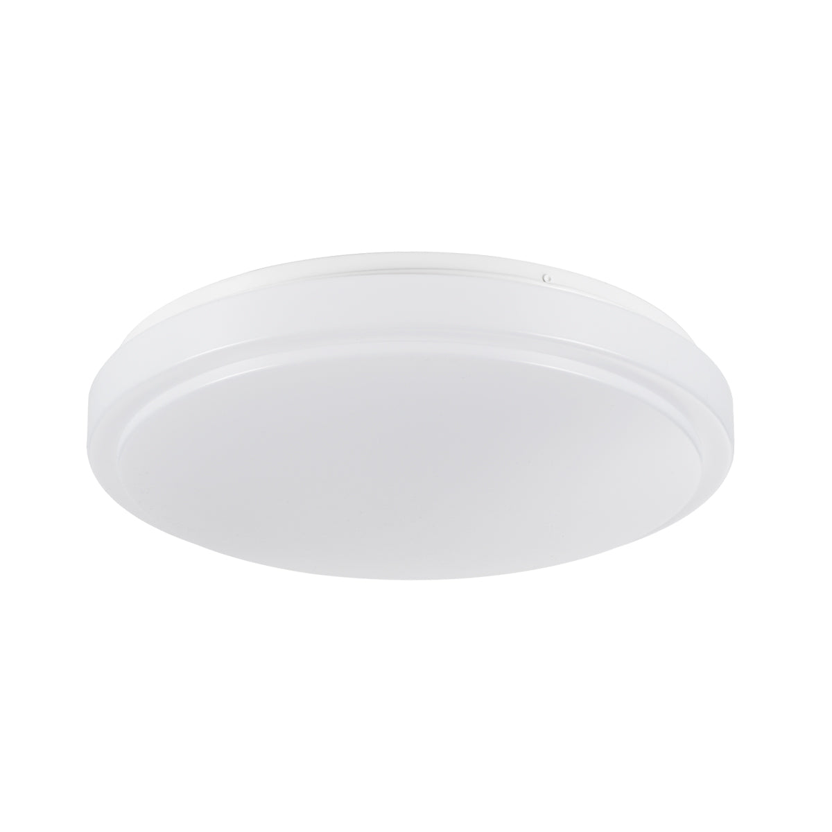GLOBOSTAR® SENSORANO 60995 Φωτιστικό Πλαφονιέρα Οροφής με Ανιχνευτή Microwave / Αισθητήρα Κίνησης LED 30W 3000lm 120° AC 220-240V Αδιάβροχο IP54 Φυσικό Λευκό 4500K - Lumileds SMD Chip - Λευκό Γαλακτερό - Μ38 x Π38 x Υ5.3cm - 3 Χρόνια Εγγύηση