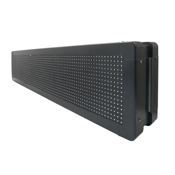 GLOBOSTAR® DISPLAY 90303 Κυλιόμενη Ψηφιακή Επιγραφή P10 Διπλής Όψης LED AC 220-240V Αδιάβροχο IP65 Μπλε - WiFi Control μέσω FK APP - Αισθητήρας Θερμοκρασίας & Υγρασίας - Μ104 x Π12 x Υ20cm - 2 Χρόνια Εγγύηση