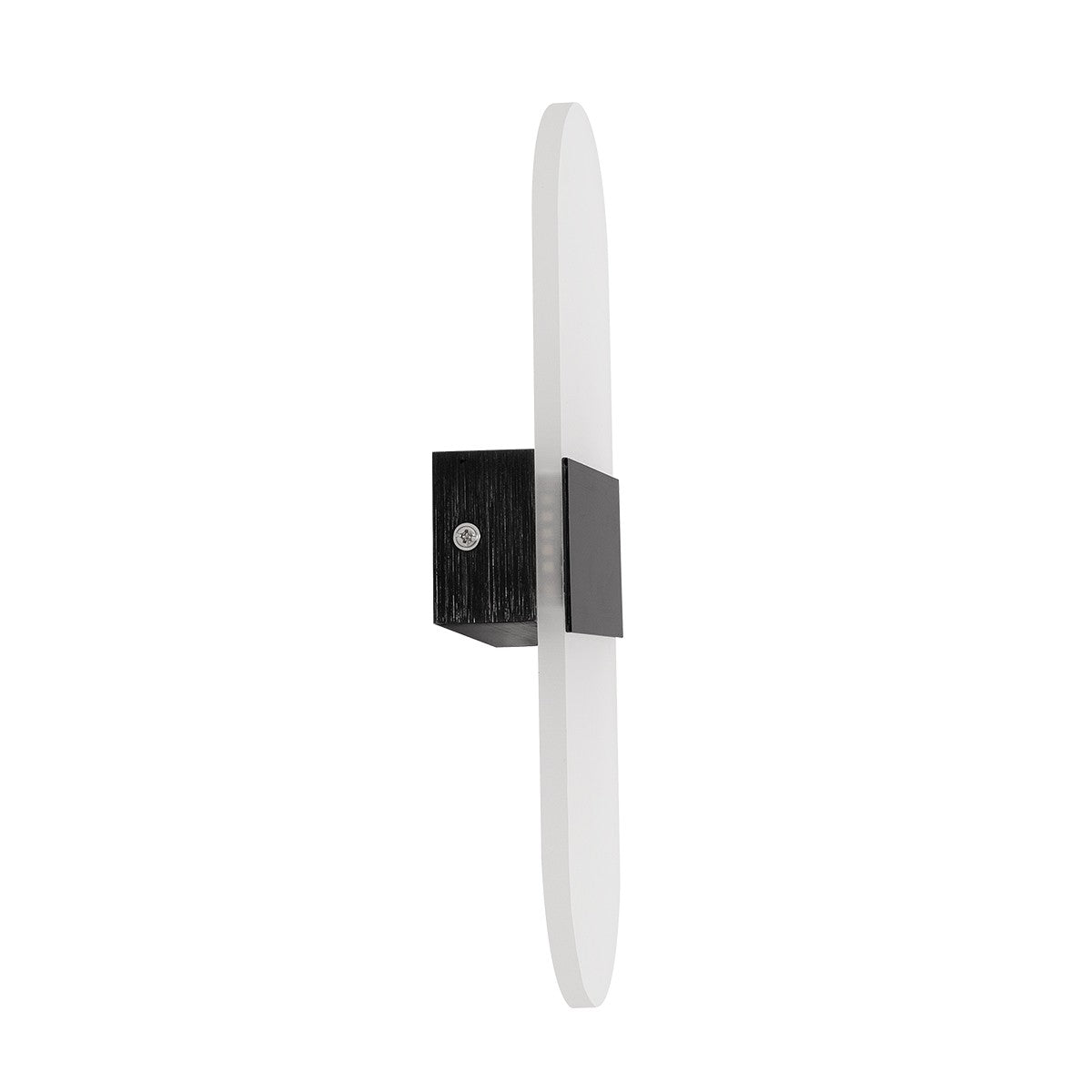 GLOBOSTAR® RARE 61337 Μοντέρνο Φωτιστικό Τοίχου - Απλίκα LED 5W 600lm 180° AC 220-240V IP20 Ρυθμιζόμενο Λευκό CCT με On/Off 2700K/4500K/6000K - Lumileds SMD Chip - Μαύρο Ματ - Μ10 x Π5 x Υ27.5cm - 3 Χρόνια Εγγύηση - ledmania.gr