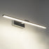 GLOBOSTAR® ELLIS 60445 Μοντέρνο Φωτιστικό Τοίχου - Απλίκα Καθρέπτη Μπάνιου LED 12W 1400lm 120° AC 220-240V IP44 Φυσικό Λευκό 4500K - Lumileds SMD Chip & TÜV SÜD Driver - Νίκελ Χρώμιο - Μ60 x Π16 x Υ6cm - 3 Χρόνια Εγγύηση - ledmania.gr