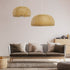 GLOBOSTAR® SAN TROPEZ 01627 Boho Κρεμαστό Φωτιστικό Οροφής με Ντουί 1 x E27 AC 220-240V IP20 - Μπεζ - Μ60 x Π60 x Υ29cm - ledmania.gr
