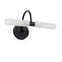 GloboStar® PAOLA 60416 Μοντέρνο Φωτιστικό Τοίχου - Απλίκα Καθρέπτη Μπάνιου - Πίνακα 2 x G9 270° AC 220-240V IP44 Μ31 x Π16 x Υ15cm - Μαύρο - 5 Χρόνια Εγγύηση - ledmania.gr