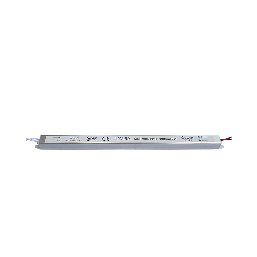 Τροφοδοτικό Λεντοταινίας EXTRA SLIM 12Volt 60W - ledmania.gr