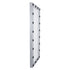 GloboStar® MAKEUP MIRROR-160x80-3 Μοντέρνος Καθρέπτης Μακιγιάζ με Πλαίσιο Φυσικού Ξύλου με Διακόπτη On/Off 20 x E27 AC220-240V - Μ80 x Π7 x Υ160cm - Γκρι Τσιμέντου - ledmania.gr