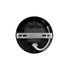 kelvo® NEXA KLV-101-0251 Φωτιστικό Τοίχου / Απλίκα LED 6W 480lm 180° AC 220-240V Αδιάβροχο IP65 Ultra Θερμό Λευκό 1800K - Sanan SMD Chip & TÜV SÜD Driver - Μαύρο Ματ - Μ11 x Π9 x Υ11cm - 5 Χρόνια Εγγύηση