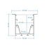 GLOBOSTAR® ALP-LINEAR RECESSA 61787-3M Χωνευτό Προφίλ Αλουμινίου με Λευκό Γαλακτερό Πατητό Κάλυμμα για Ταινίες LED IP20 - Γκρι Ανθρακί Ματ - Μ300 x Π3.5 x Υ4cm - ledmania.gr