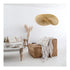 GloboStar® MEXICO 00718 Boho Κρεμαστό Φωτιστικό Πλέγμα Μονόφωτο 1 x E27 IP20 Μπεζ Ξύλο - Μ40 x Π30 x Y18cm - ledmania.gr