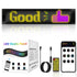 GLOBOSTAR® MATRIX GLB-106-0002 Εύκαμπτη Κυλιόμενη Ψηφιακή Επιγραφή 37.4x9.2cm P5 64x16 Pixel LED 10W DC 5V 2A με USB 2.0 Αδιάβροχο IP65 Πολύχρωμο RGB - Bluetooth Control μέσω iPIXEL APP - Μ37.4 x Π0.2 x Υ9.2cm - 2 Χρόνια Εγγύηση