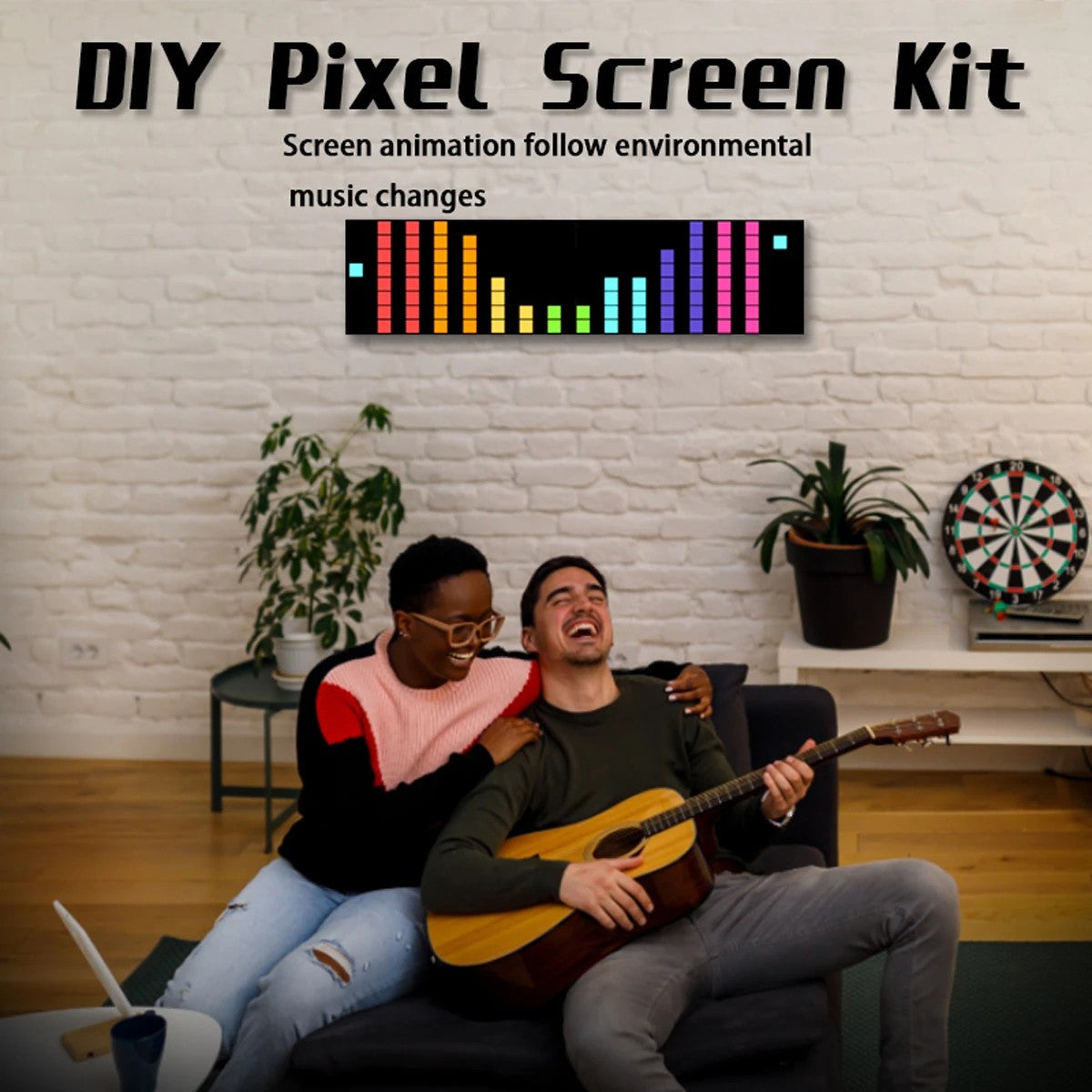 GLOBOSTAR® MATRIX GLB-106-0016 Κυλιόμενη Ψηφιακή Επιγραφή 40x40cm P24.6 32x32 Pixel LED 20W AC 220-240V IP20 Πολύχρωμο RGB - Bluetooth Control μέσω iPIXEL APP - Μ40 x Π2.6 x Υ40cm - 2 Χρόνια Εγγύηση