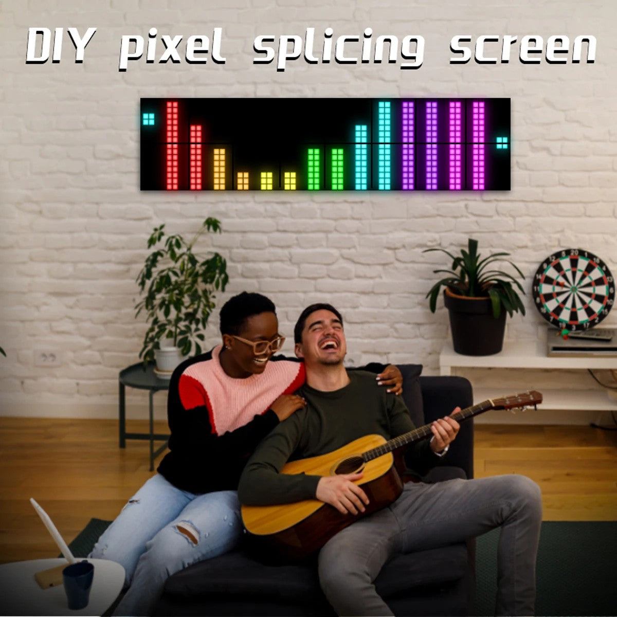 GLOBOSTAR® MATRIX GLB-106-0017 Κυλιόμενη Ψηφιακή Επιγραφή 80x80cm P24.6 64x64 Pixel LED 120W AC 220-240V IP20 Πολύχρωμο RGB - Bluetooth Control μέσω iPIXEL APP - Μ80 x Π2.6 x Υ80cm - 2 Χρόνια Εγγύηση