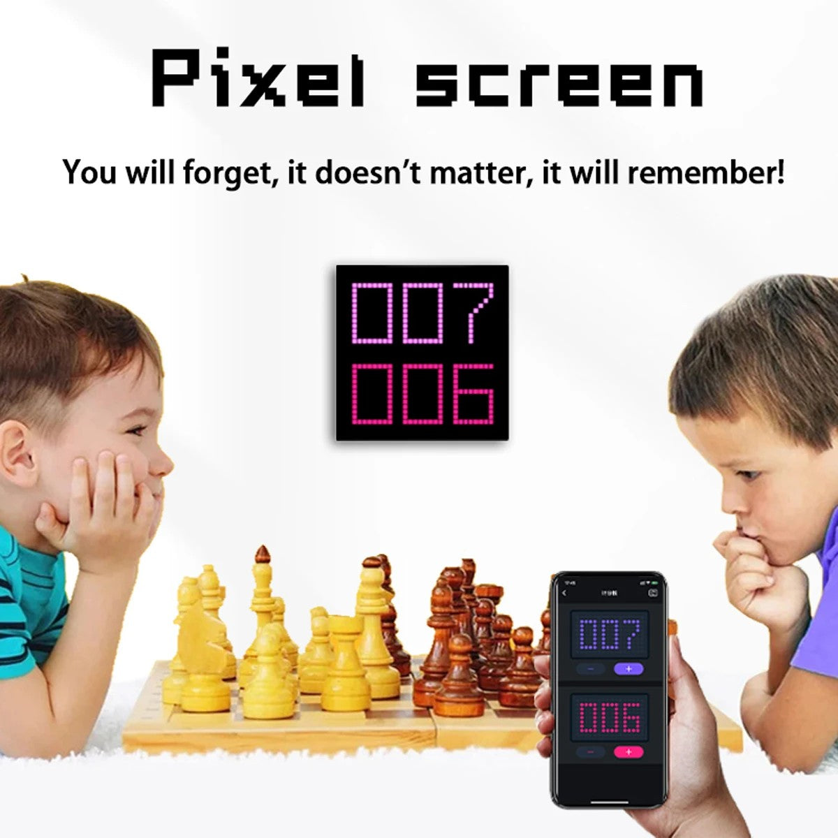 GLOBOSTAR® MATRIX GLB-106-0018 Κυλιόμενη Ψηφιακή Επιγραφή 20x20cm P5.7 32x32 Pixel LED 10W AC 220-240V IP20 Πολύχρωμο RGB - Bluetooth Control μέσω iPIXEL APP - Μ20 x Π2.4 x Υ20cm - 2 Χρόνια Εγγύηση