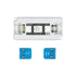 GLOBOSTAR® PLUX GLB-107-0009 Τροφοδοτικό/Μετασχηματιστής Class II SELV 12W 1A AC 220-240V σε DC 12V IP20 - Λευκό Ματ - Μ9.9 x Π4.6 x Υ1.1cm - 3 Χρόνια Εγγύηση