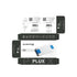 GLOBOSTAR® PLUX GLB-107-0009 Τροφοδοτικό/Μετασχηματιστής Class II SELV 12W 1A AC 220-240V σε DC 12V IP20 - Λευκό Ματ - Μ9.9 x Π4.6 x Υ1.1cm - 3 Χρόνια Εγγύηση