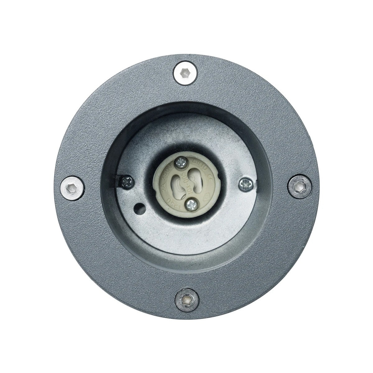 kelvo® GARDELINI KLV-101-0002-V2 Φωτιστικό Σποτ Τοίχου με Βάση για Λάμπα MR16 με Ντουί GU10 AC 220-240V Αδιάβροχο IP65 - Γκρι Ανθρακί Ματ - Μ10 x Π10 x Υ30cm