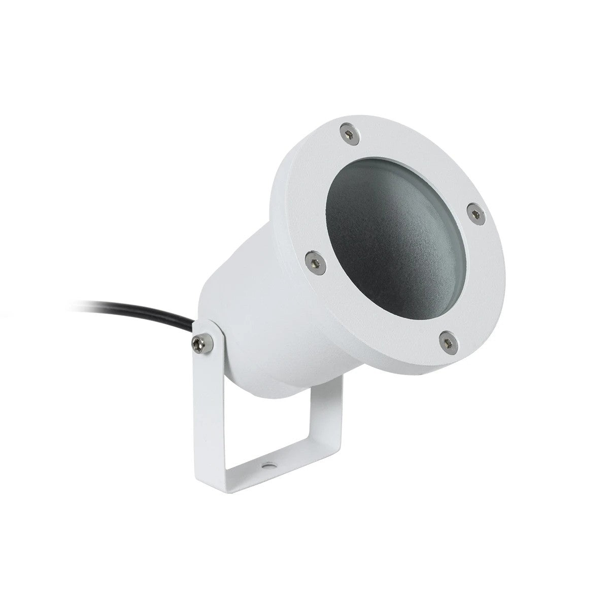 kelvo® GARDELINI KLV-101-0003-V2 Φωτιστικό Σποτ Τοίχου με Βάση για Λάμπα MR16 με Ντουί GU10 AC 220-240V Αδιάβροχο IP65 -  Λευκό Ματ - Μ10 x Π10 x Υ30cm