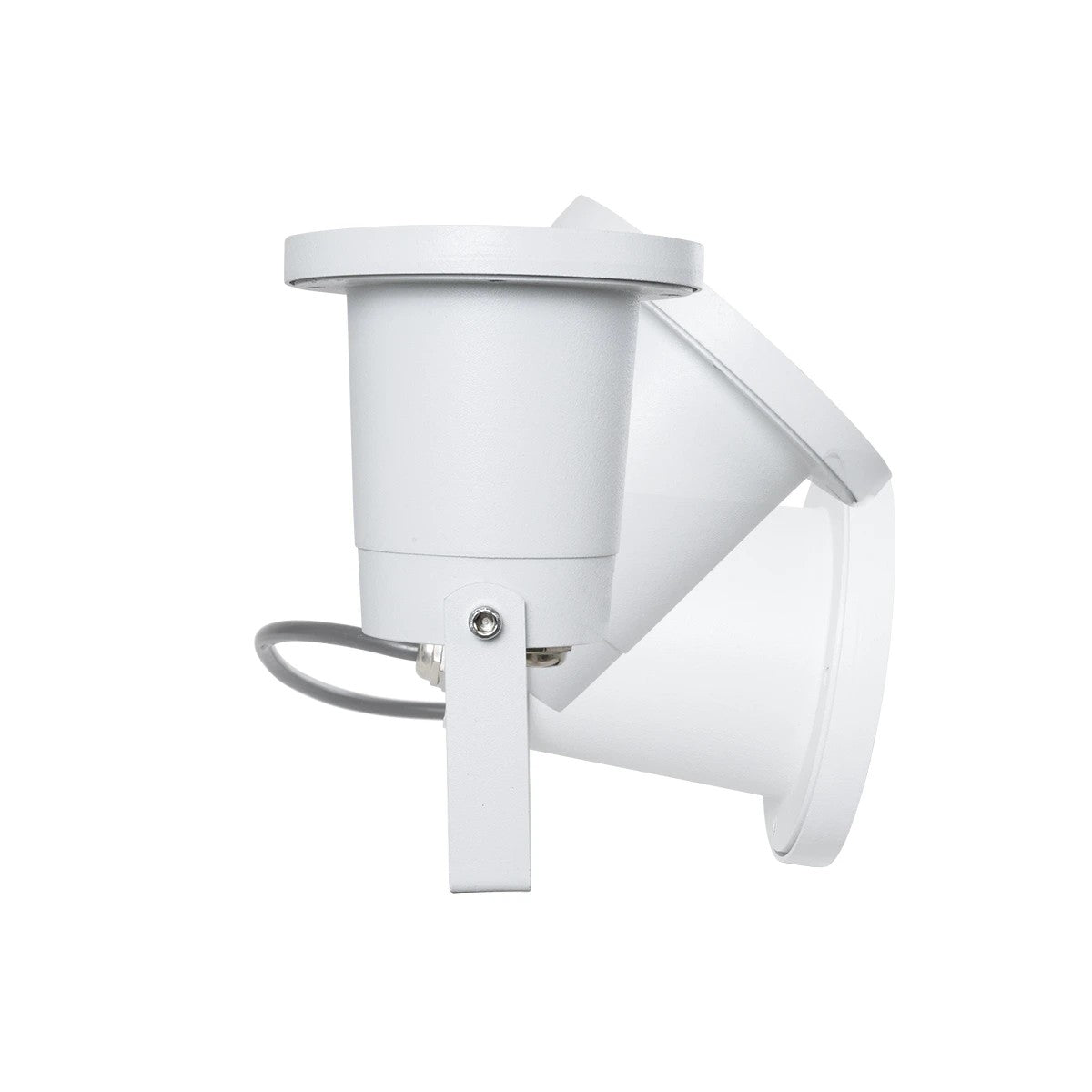 kelvo® GARDELINI KLV-101-0003-V2 Φωτιστικό Σποτ Τοίχου με Βάση για Λάμπα MR16 με Ντουί GU10 AC 220-240V Αδιάβροχο IP65 -  Λευκό Ματ - Μ10 x Π10 x Υ30cm