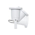 kelvo® GARDELINI KLV-101-0003-V2 Φωτιστικό Σποτ Τοίχου με Βάση για Λάμπα MR16 με Ντουί GU10 AC 220-240V Αδιάβροχο IP65 -  Λευκό Ματ - Μ10 x Π10 x Υ30cm
