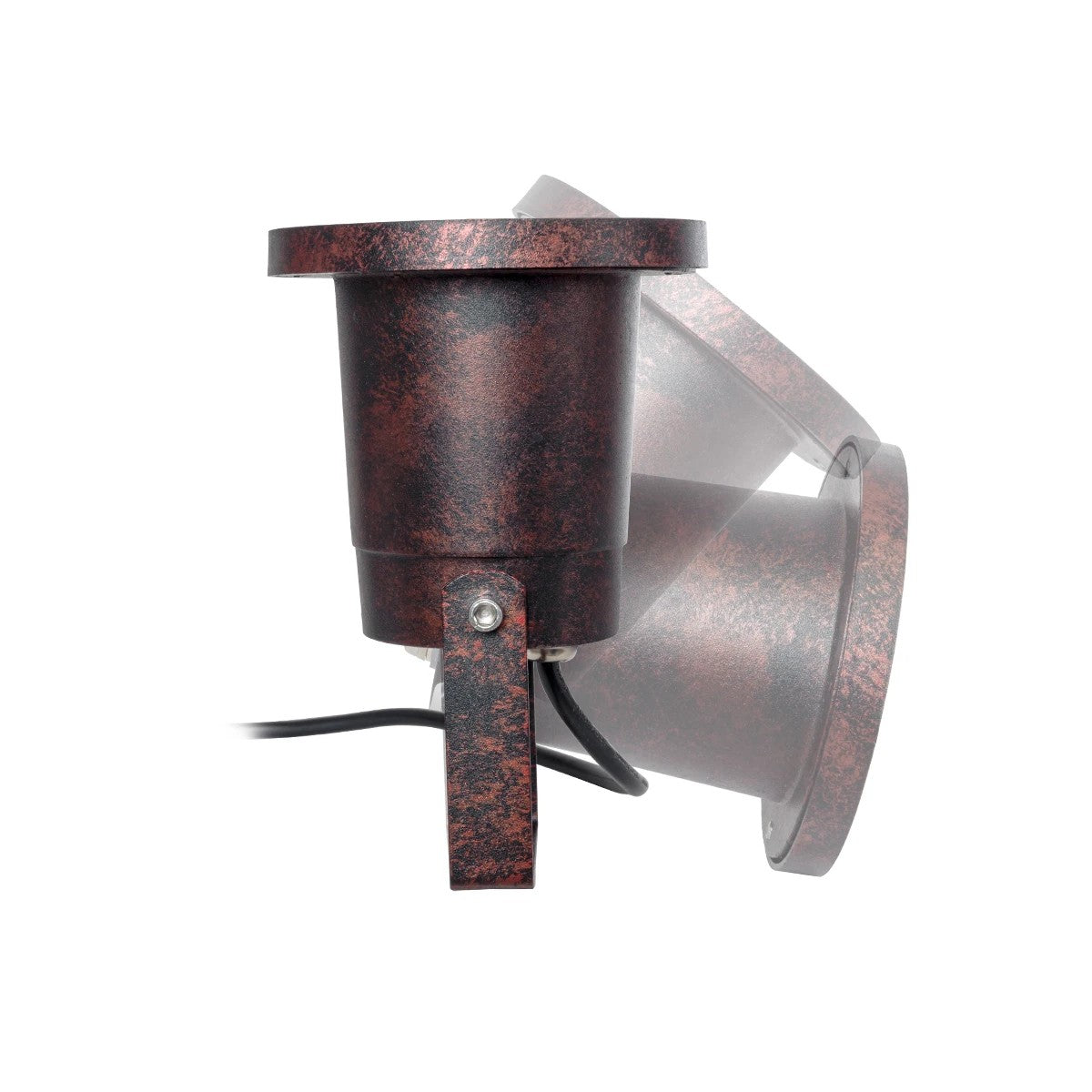 kelvo® GARDELINI KLV-101-0004 Φωτιστικό Σποτ Κήπου για Φυτά & Δέντρα με Καρφωτή Βάση για Λάμπα MR16 με Ντουί GU10 AC 220-240V Αδιάβροχο IP65 - Μπρονζέ Εφέ Σκουριάς Ματ - Μ10 x Π10 x Υ30cm