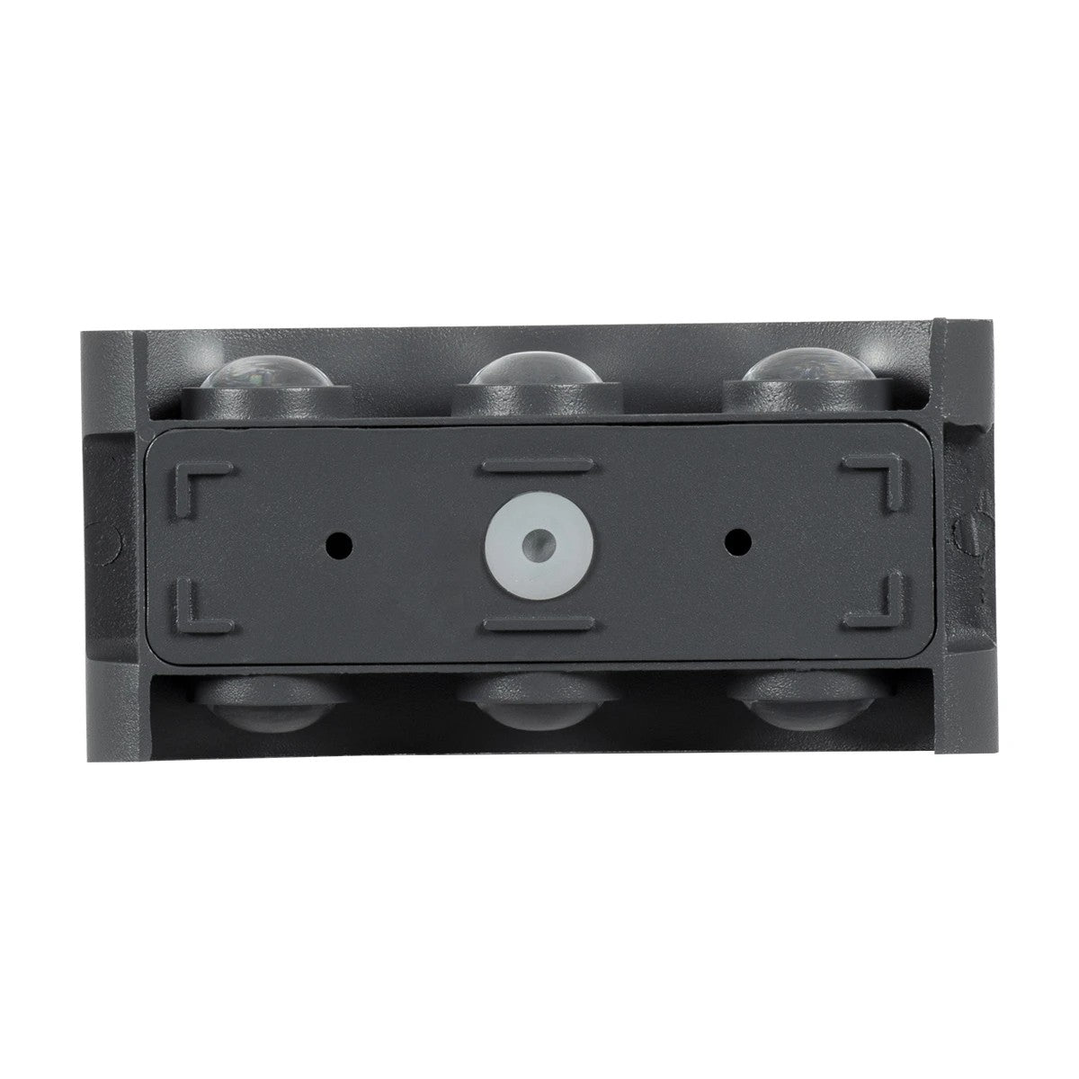 kelvo® SIXOAD KLV-101-0007 Φωτιστικό Τοίχου / Απλίκα LED 18W 1800lm 30° AC 220-240V Αδιάβροχο IP65 Θερμό Λευκό 2700K - CREE XPE Chip & TÜV SÜD Driver - Γκρι Ανθρακί Ματ - Μ17 x Π4 x Υ8cm - 5 Χρόνια Εγγύηση