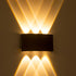 kelvo® SIXOAD KLV-101-0007 Φωτιστικό Τοίχου / Απλίκα LED 18W 1800lm 30° AC 220-240V Αδιάβροχο IP65 Θερμό Λευκό 2700K - CREE XPE Chip & TÜV SÜD Driver - Γκρι Ανθρακί Ματ - Μ17 x Π4 x Υ8cm - 5 Χρόνια Εγγύηση