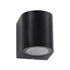kelvo® MURANO KLV-101-0012 Φωτιστικό Τοίχου / Απλίκα για Λάμπα MR16 με Ντουί GU10 AC 220-240V Αδιάβροχο IP65 - Μαύρο Ματ - Μ8 x Π8 x Υ7cm