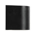 kelvo® MURANO KLV-101-0012 Φωτιστικό Τοίχου / Απλίκα για Λάμπα MR16 με Ντουί GU10 AC 220-240V Αδιάβροχο IP65 - Μαύρο Ματ - Μ8 x Π8 x Υ7cm