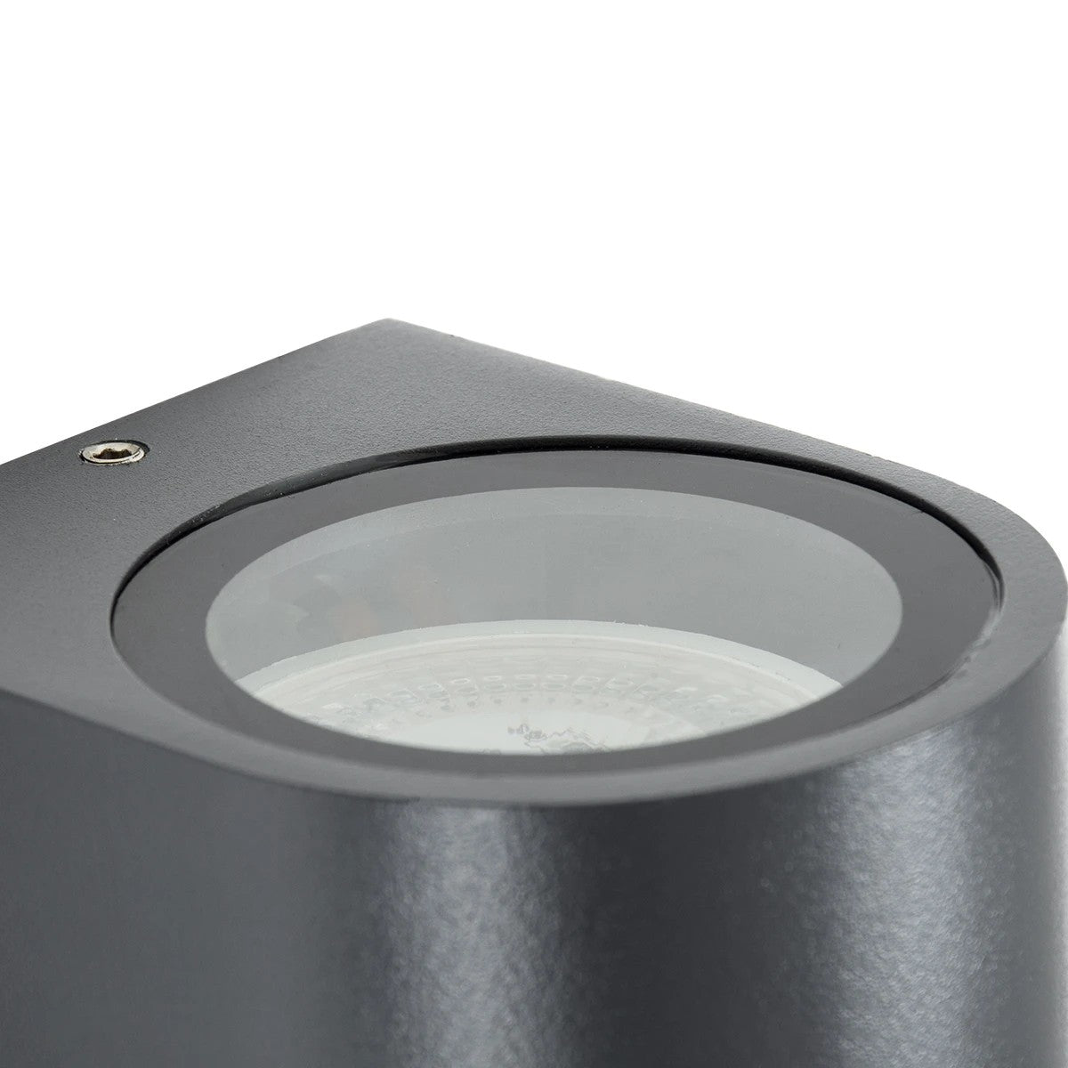 kelvo® MURANO KLV-101-0013 Φωτιστικό Τοίχου / Απλίκα για Λάμπα MR16 με Ντουί GU10 AC 220-240V Αδιάβροχο IP65 - Γκρι Ανθρακί Ματ - Μ8 x Π8 x Υ7cm - ledmania.gr