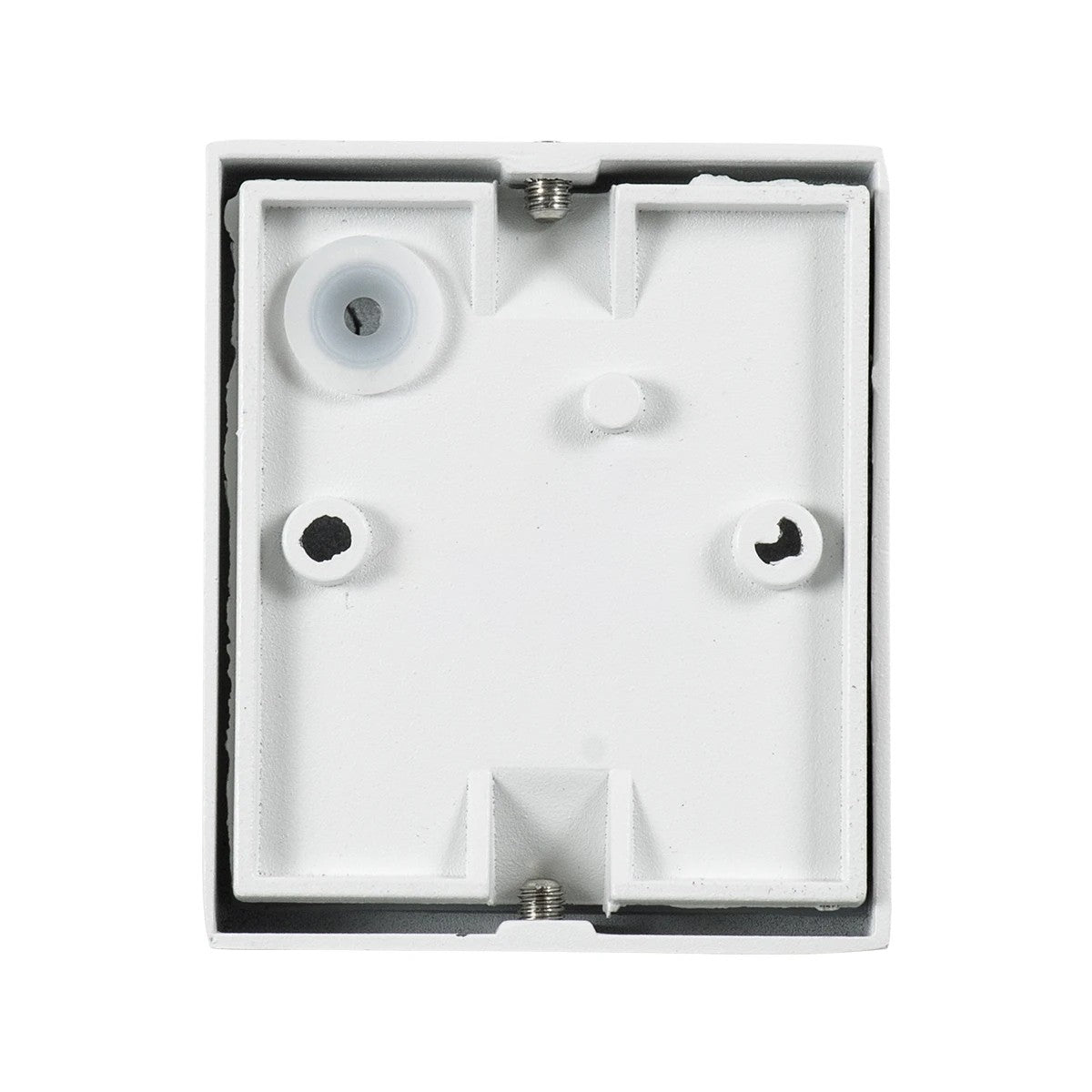 kelvo® MURANO KLV-101-0014 Φωτιστικό Τοίχου / Απλίκα για Λάμπα MR16 με Ντουί GU10 AC 220-240V Αδιάβροχο IP65 - Λευκό Ματ - Μ8 x Π8 x Υ7cm - ledmania.gr