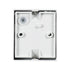kelvo® MURANO KLV-101-0014 Φωτιστικό Τοίχου / Απλίκα για Λάμπα MR16 με Ντουί GU10 AC 220-240V Αδιάβροχο IP65 - Λευκό Ματ - Μ8 x Π8 x Υ7cm - ledmania.gr