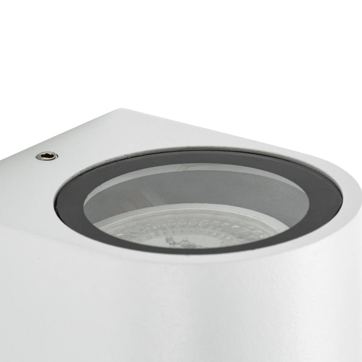 kelvo® MURANO KLV-101-0014 Φωτιστικό Τοίχου / Απλίκα για Λάμπα MR16 με Ντουί GU10 AC 220-240V Αδιάβροχο IP65 - Λευκό Ματ - Μ8 x Π8 x Υ7cm - ledmania.gr