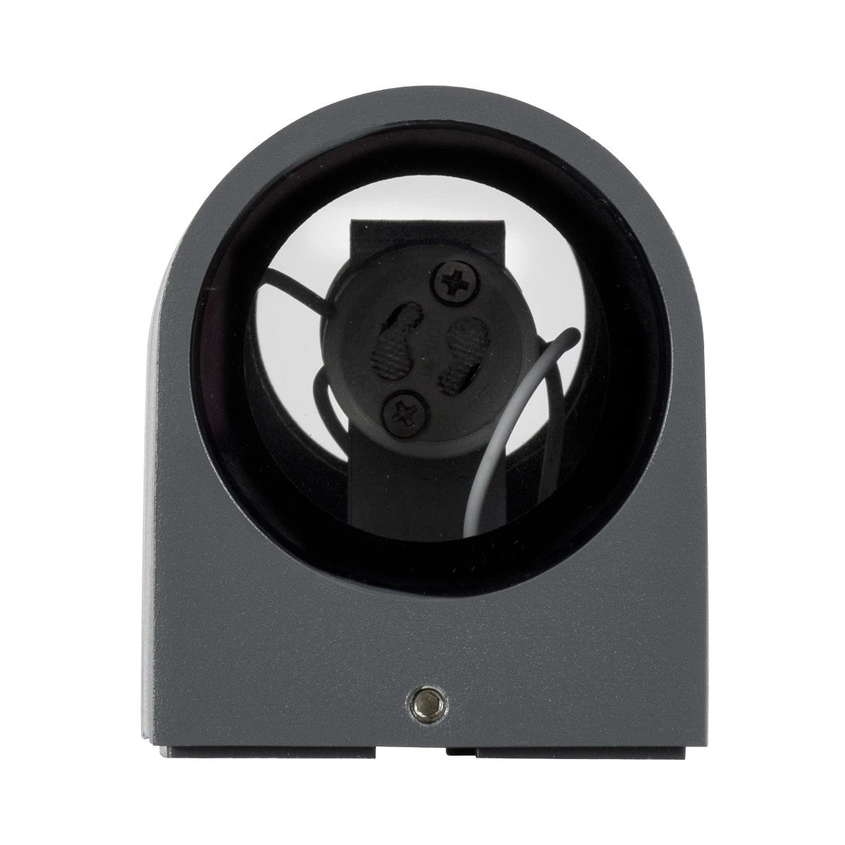kelvo® MURANO KLV-101-0016 Φωτιστικό Τοίχου / Απλίκα για 2 Λάμπες MR16 με Ντουί GU10 AC 220-240V Αδιάβροχο IP65 - Γκρι Ανθρακί Ματ - Μ8 x Π8 x Υ15cm - ledmania.gr