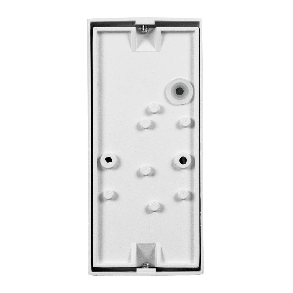 kelvo® MURANO KLV-101-0017 Φωτιστικό Τοίχου / Απλίκα για 2 Λάμπες MR16 με Ντουί GU10 AC 220-240V Αδιάβροχο IP65 - Λευκό Ματ - Μ8 x Π8 x Υ15cm - ledmania.gr