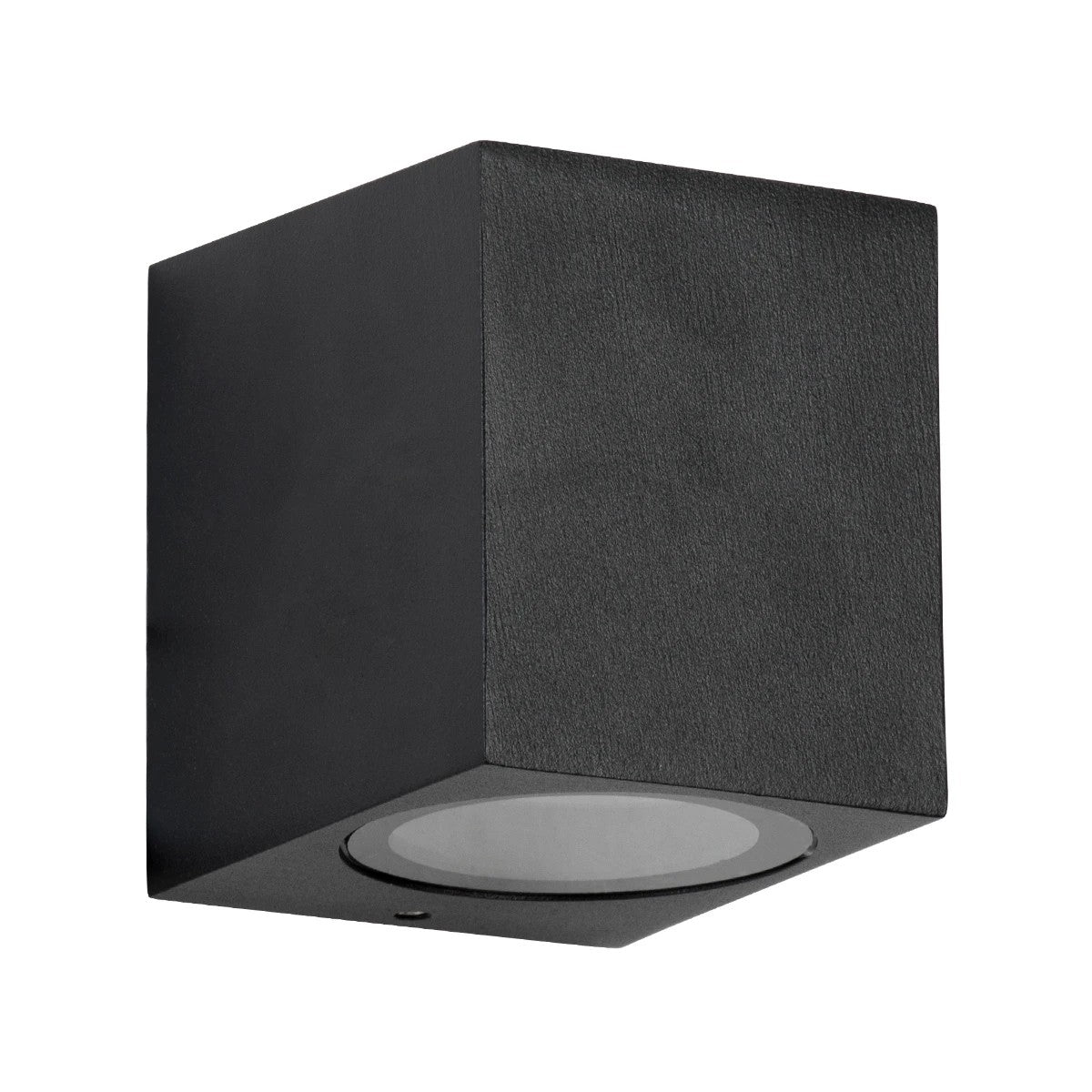 kelvo® BURANO KLV-101-0018 Φωτιστικό Τοίχου / Απλίκα για Λάμπα MR16 με Ντουί GU10 AC 220-240V Αδιάβροχο IP65 - Μαύρο Ματ - Μ8 x Π8 x Υ7cm - ledmania.gr