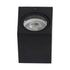 kelvo® BURANO KLV-101-0018 Φωτιστικό Τοίχου / Απλίκα για Λάμπα MR16 με Ντουί GU10 AC 220-240V Αδιάβροχο IP65 - Μαύρο Ματ - Μ8 x Π8 x Υ7cm - ledmania.gr