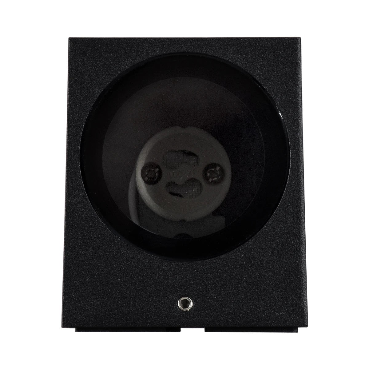 kelvo® BURANO KLV-101-0018 Φωτιστικό Τοίχου / Απλίκα για Λάμπα MR16 με Ντουί GU10 AC 220-240V Αδιάβροχο IP65 - Μαύρο Ματ - Μ8 x Π8 x Υ7cm - ledmania.gr