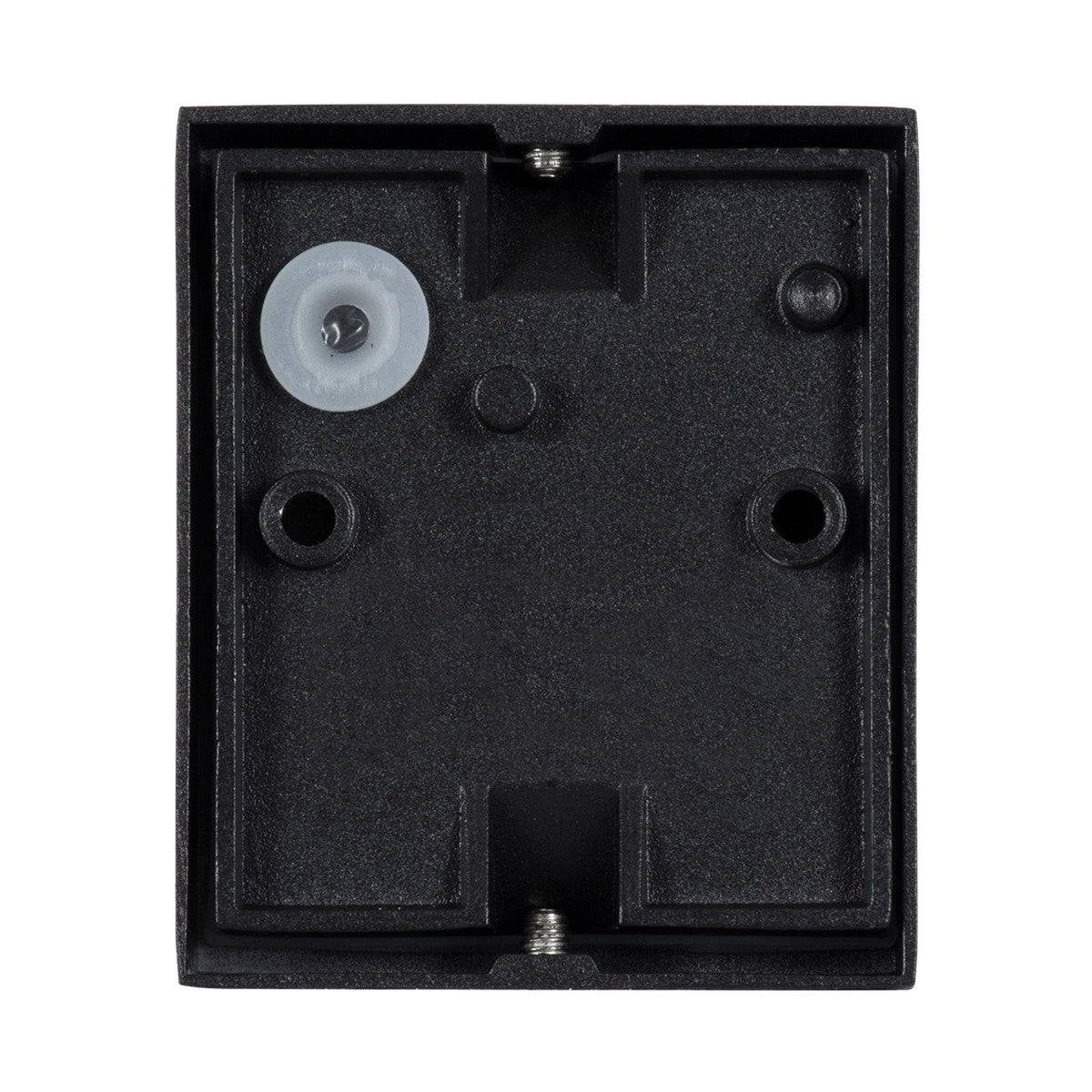 kelvo® BURANO KLV-101-0018 Φωτιστικό Τοίχου / Απλίκα για Λάμπα MR16 με Ντουί GU10 AC 220-240V Αδιάβροχο IP65 - Μαύρο Ματ - Μ8 x Π8 x Υ7cm - ledmania.gr