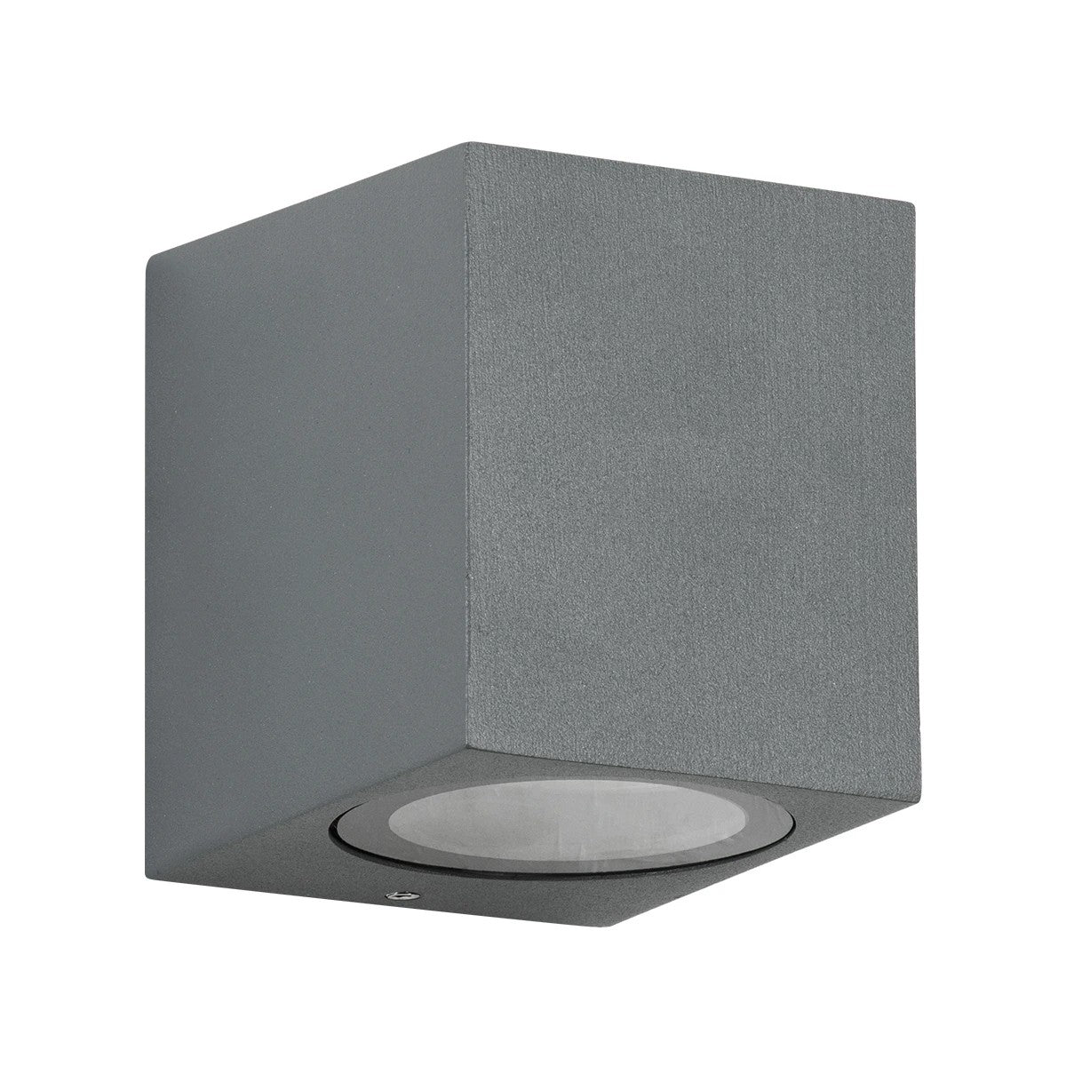 kelvo® BURANO KLV-101-0019 Φωτιστικό Τοίχου / Απλίκα για Λάμπα MR16 με Ντουί GU10 AC 220-240V Αδιάβροχο IP65 - Γκρι Ανθρακί Ματ - Μ8 x Π8 x Υ7cm