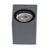 kelvo® BURANO KLV-101-0019 Φωτιστικό Τοίχου / Απλίκα για Λάμπα MR16 με Ντουί GU10 AC 220-240V Αδιάβροχο IP65 - Γκρι Ανθρακί Ματ - Μ8 x Π8 x Υ7cm